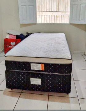 Cama solteirão molas ensacadas 