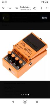 Pedal de Distorção Turbo Distortion DS-2 - Boss