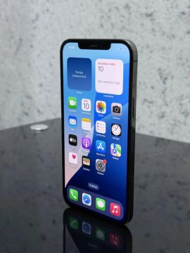 iPhone 12 Pro Max 128gb - cinza - sem detalhes 