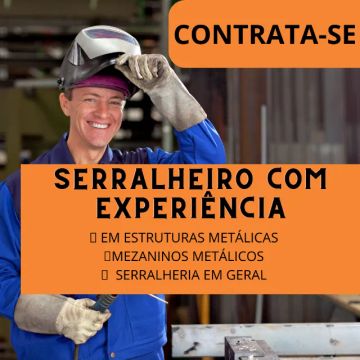 Temos Vaga para Serralheiro
