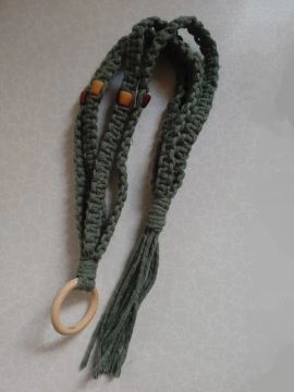 Suporte para Plantas Macrame