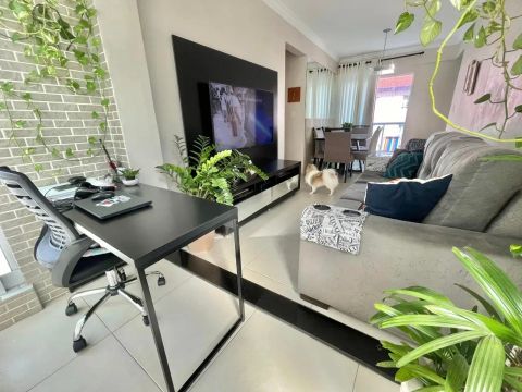 Apart. Porteira Fechada, 2 dorm., 64m² e 1 vaga demarcada - R$ 565.000,00 - Campo Grande -