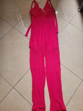 MACACÃO LONGO ROSA TAM M