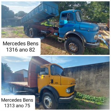 (Mercedes bens 1313 ano 75 carroceria) e (M.bens 1316<br>ano 82 caçamba), LEIA A DESCRIÇÃO!