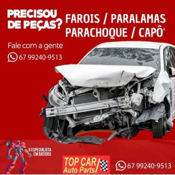 Farois, Paralama, Parachoque, Capô maior variedade melhor preço, usados de procedência