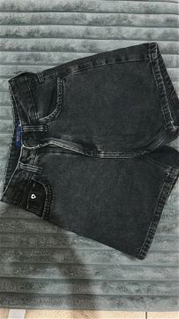 Short Jeans Preto Feminino