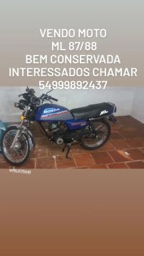 VENDO MOTO ML 87/88