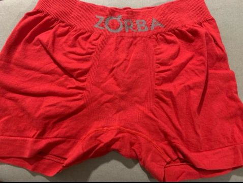 Cueca zorba boxer vermelha tamanho M