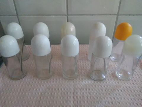 Frascos de vidro roll-on. Favor ler o anúncio.