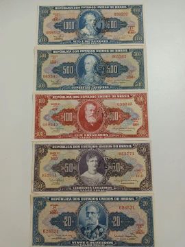 Raridades! Cédulas e moedas antigas, do Brasil e outros países. 