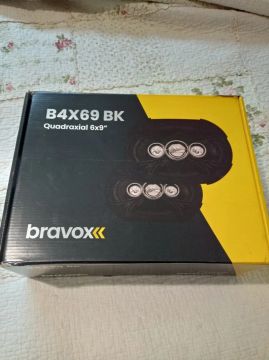 Alto-Falantes Bravox B4X69 BK Quadraxial 6x9