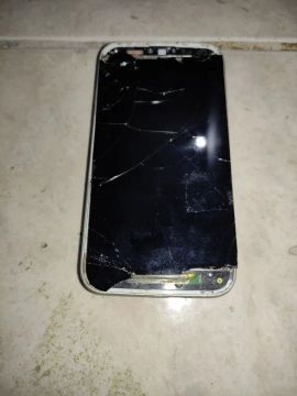 Moto G3 Azul - com tela quebrada 