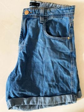 Short Jeans Azul Claro - Tamanho 42