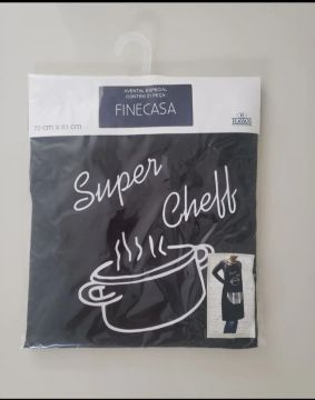 Vendo Avental de Cozinha unissex Super Cheff novo
