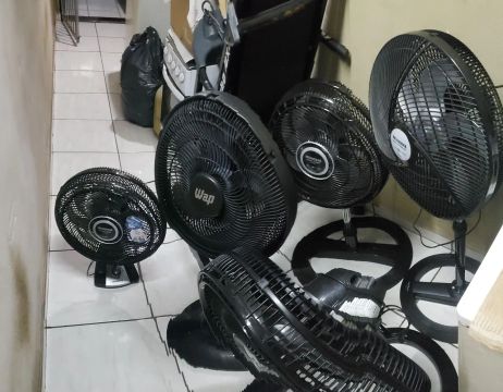 Vários ventiladores Mondial  são novos..