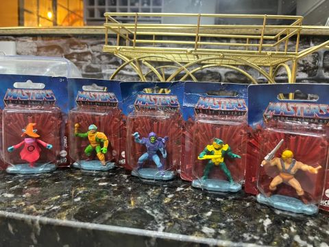 Bonecos miniaturas he- man