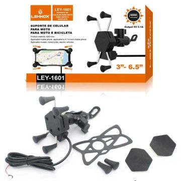 Suporte de celular para moto