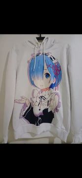 Moletom branco Rem (Re:Zero)