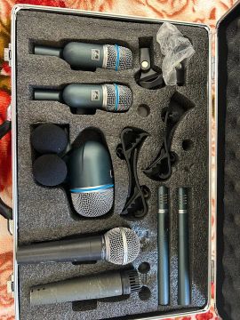 Kit de Microfones Profissionais para Gravação