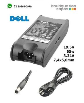 Fonte para Notebook Compatível com DELL 19,5V 3.34A 65W 7,4x5mm DE-11