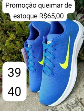 Tênis Nike Azul - Promoção Queimar Estoque!