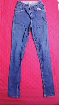 Calça Jeans Skinny Azul