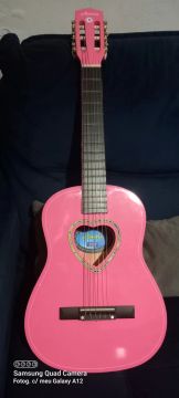 Violão Rosa -infatil
