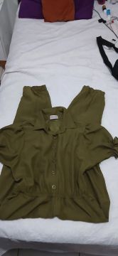 Macacão verde feminino