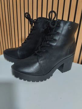 Bota/Coturno Feminino Tratorado c/Zíper Lateral - Via Marte