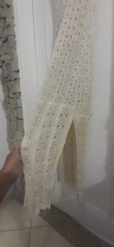 Vestido de linha Off White, NOVO