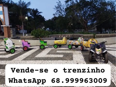 Quadriciclo 100cc + Trenzinho de Toneis