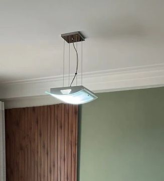 Lustre de sobrepor + pendente 
