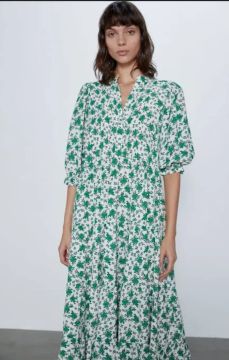Vestido Zara floral novo