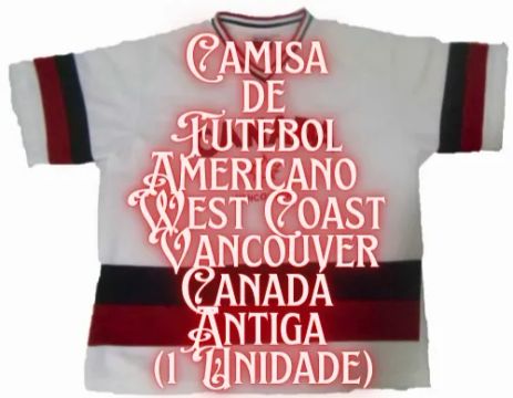 1 Camisa Futebol Americ. West Coast Antiga