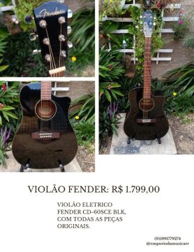 Violões Elétricos Fender, Eagles 12cordas ,Tagima.. 