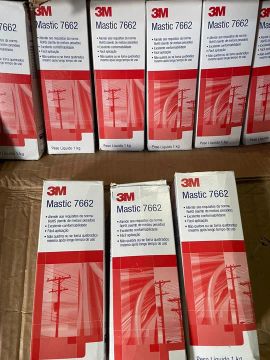 Lote de 52 unidades de Massa de Calafetar,Mastic 7662 3M - 1kg - Novo