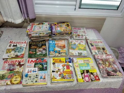 Lotes de revistas de artesanato