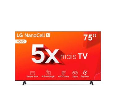 TV LG 75? 4K NanoCell - NOVA NA CAIXA, PREÇO IMBATÍVEL
