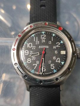 Relógio Vostok anfíbia russo original 