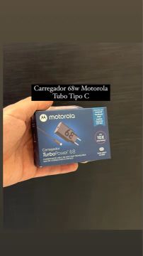 Carregador Motorola TurboPower 68W Tipo C
