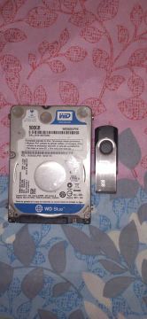 HD WD Blue 500GB e Pen-drive 8GB