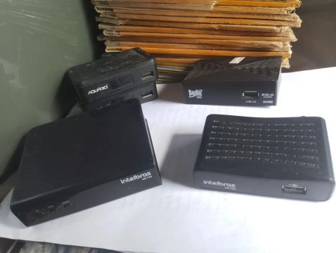 Combo 5 Receptor de TV Digital + Conversor de Sinal