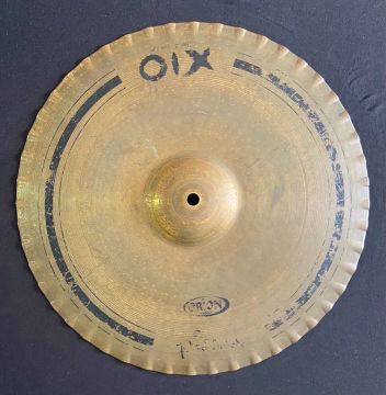 Par de pratos Chimbal Orion X10 Hi-Hat 15" SPX15HH Mastersound em Bronze B10