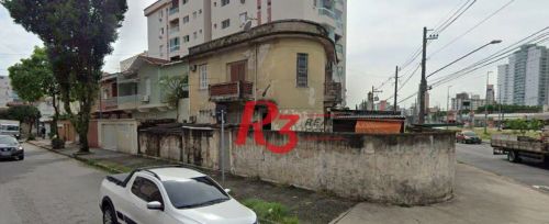 Terreno para alugar, 268 m² por R$ 10.000,00/mês - Campo Grande - Santos/SP
