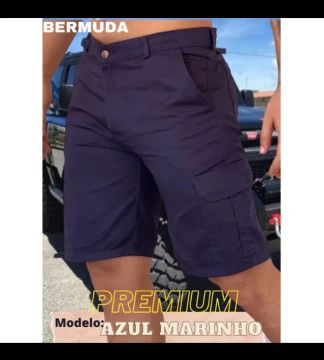 Bermuda Masculina Brim Premium 42