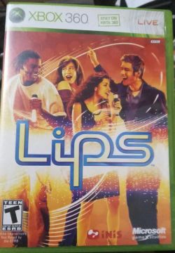 Jogo Xbox 360 - Lips Jogo Musical Midia Física Original