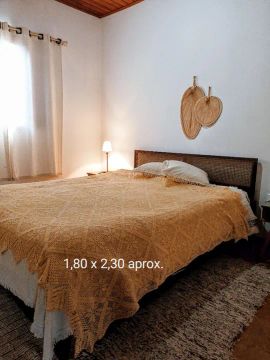 Colcha Renda Crochê Casal 