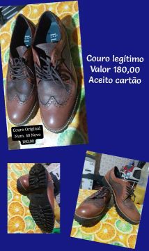 Sapato social em Couro legítimo 