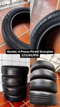4 Pneus Pirelli Scorpion 225/60/R18
