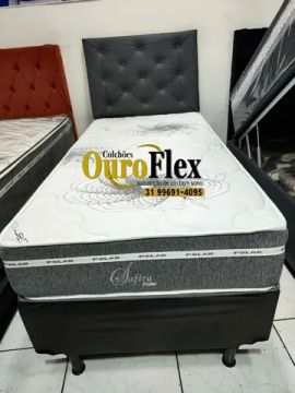 COLCHÃO SOLTEIRO + BASE BOX!!